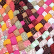Norma Sturges braided rug detail