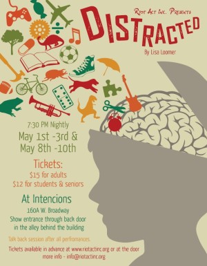 distracted poster