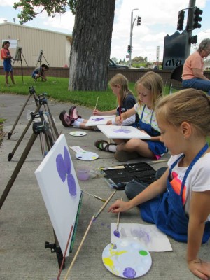 AVA summer camp painting class